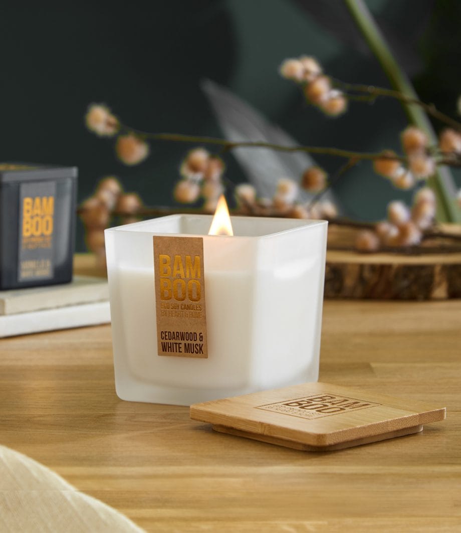 Cedarwood & White Musk - Bamboo Large Jar Candle