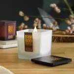 Oud Wood & Geranium - Bamboo Large Jar Candle