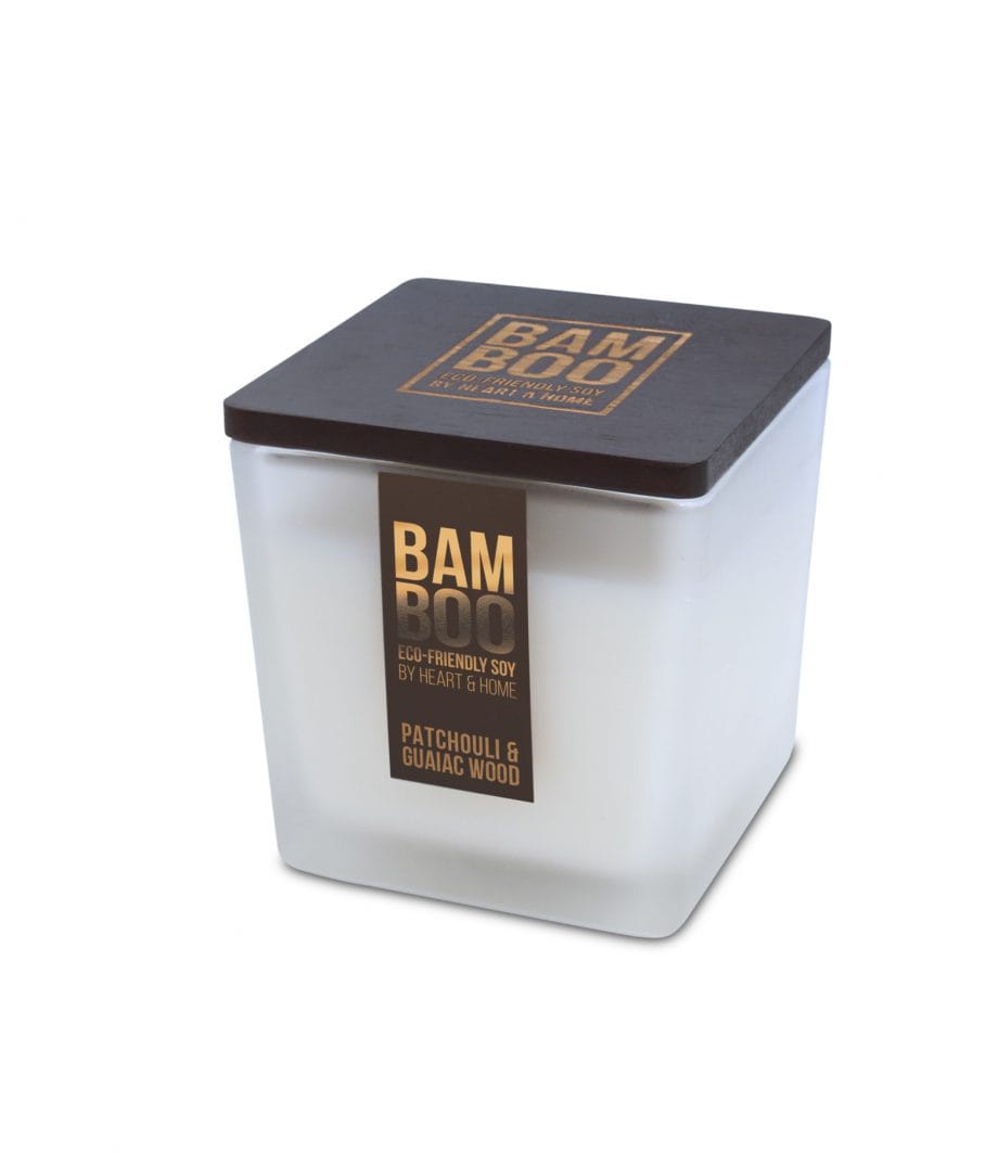 Patchouli & Guaiac Wood - Bamboo Large Jar Candle