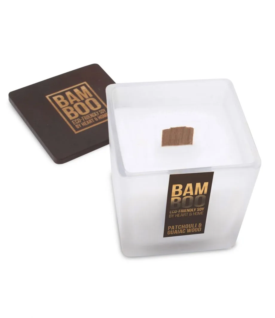Patchouli & Guaiac Wood - Bamboo Large Jar Candle