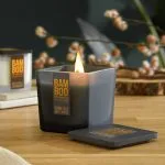 Vanilla & White Woods - Bamboo Large Jar Candle