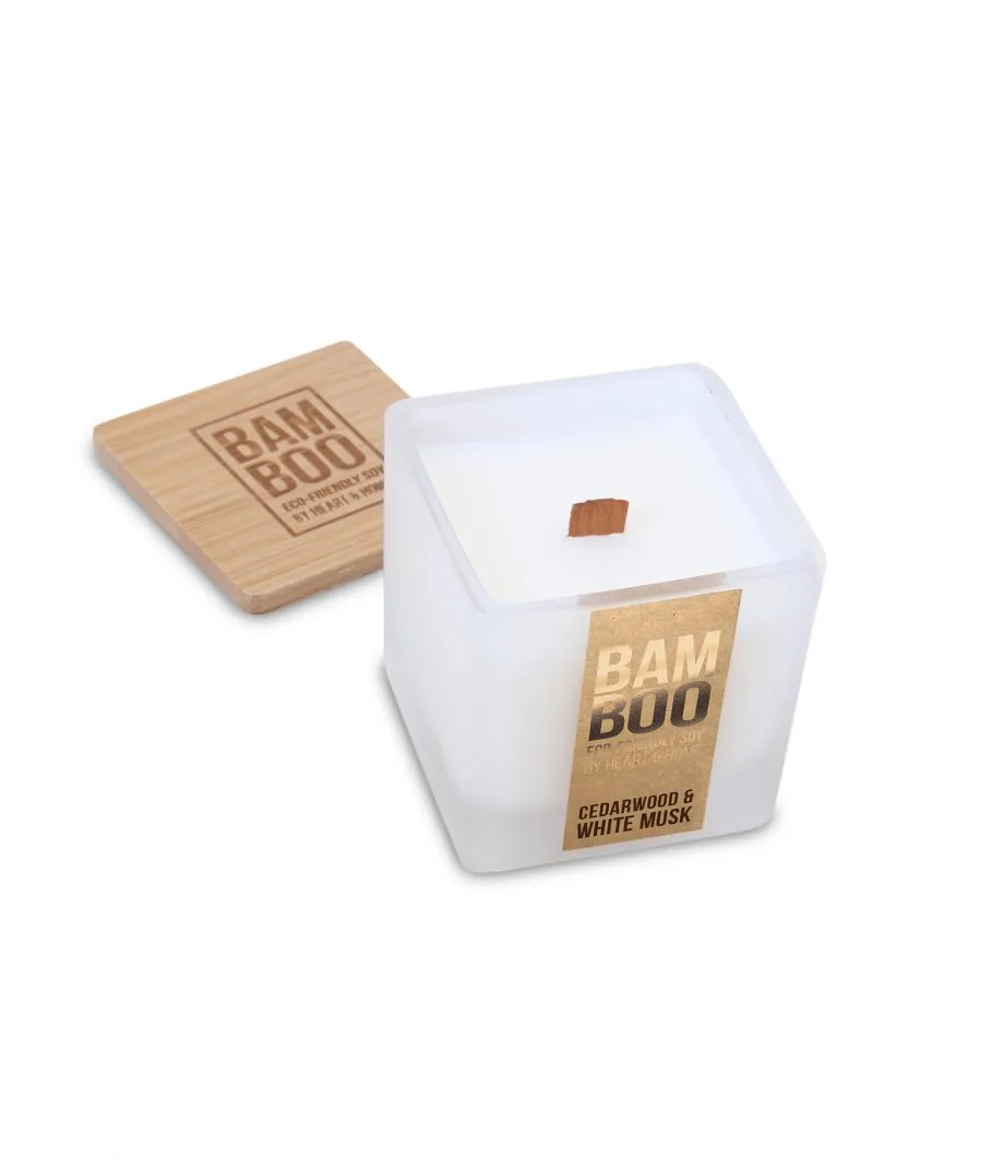 Cedarwood & White Musk - Bamboo Small Jar Candle