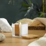 Bergamot & Sea Musk Musk - Bamboo Small Jar Candle