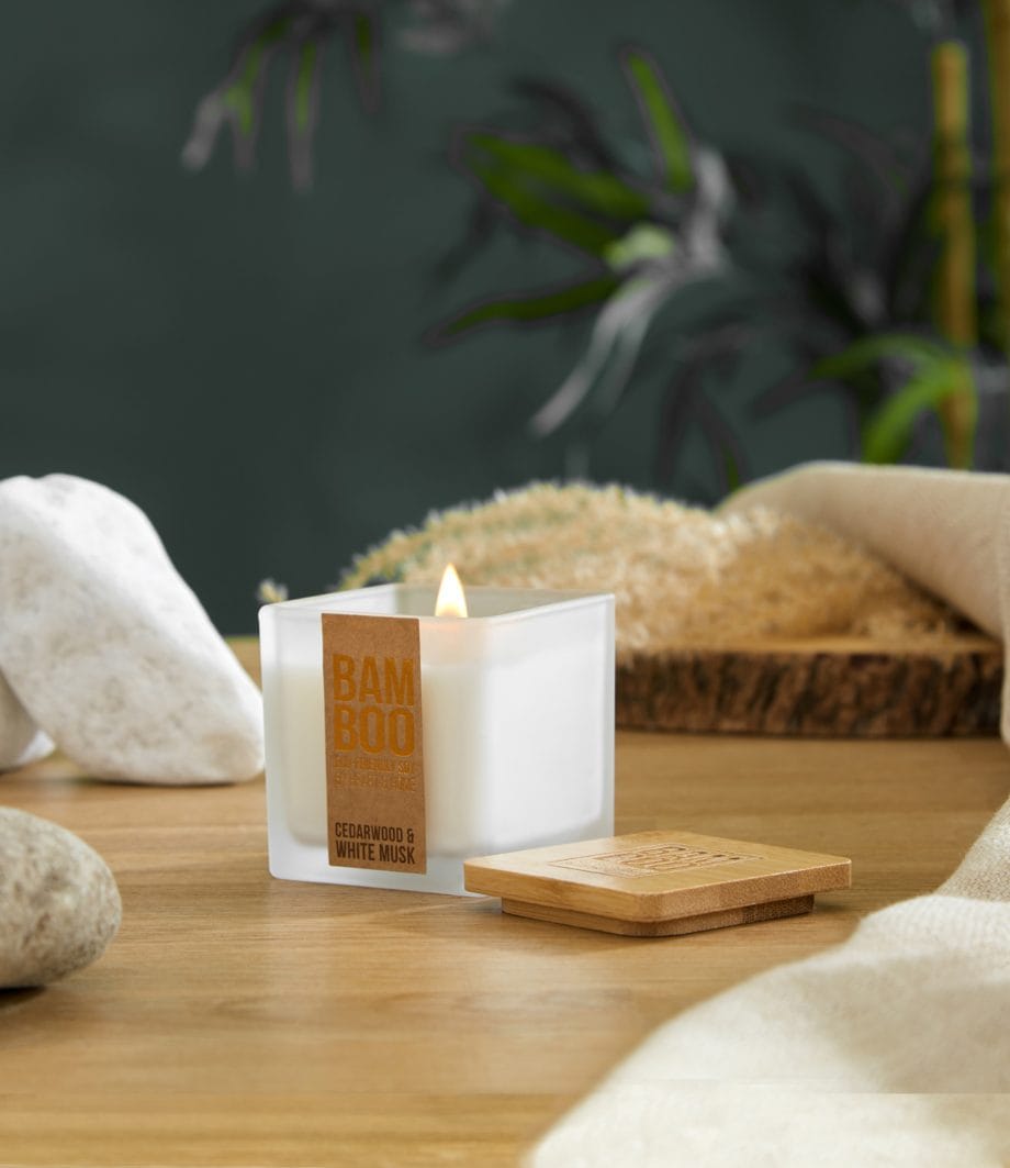 Bergamot & Sea Musk Musk - Bamboo Small Jar Candle