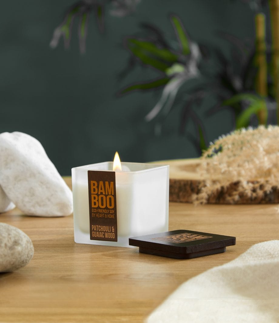 Patchouli & Guaiac Wood - Bamboo Small Jar Candle