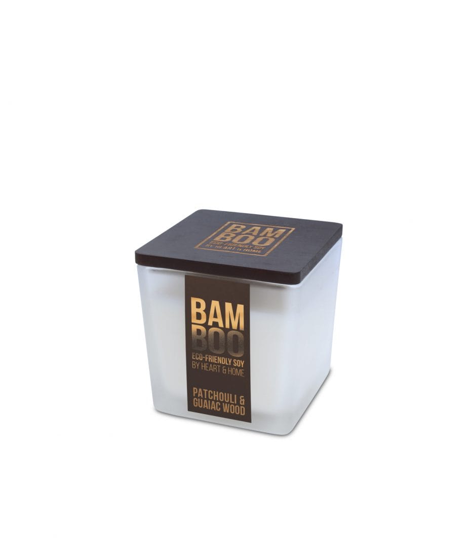 Patchouli & Guaiac Wood - Bamboo Small Jar Candle