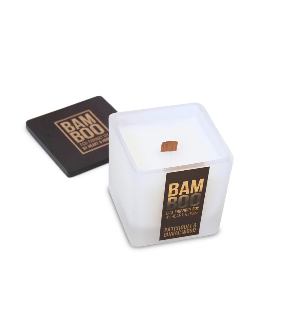Patchouli & Guaiac Wood - Bamboo Small Jar Candle