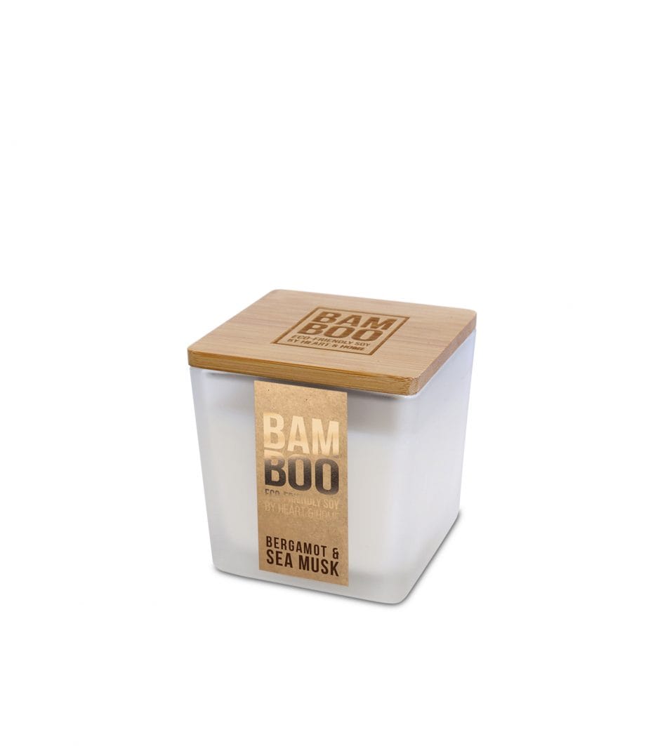 Bergamot & Sea Musk Musk - Bamboo Small Jar Candle