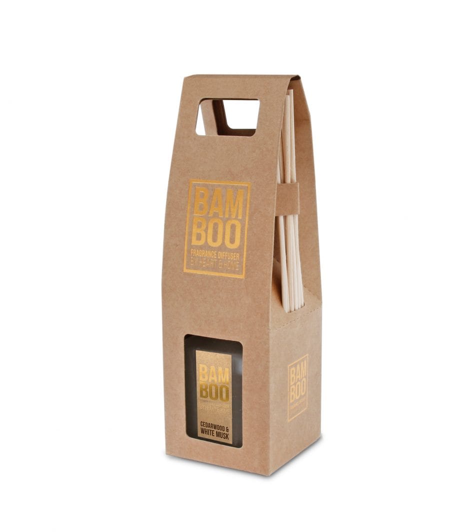Cedarwood & White Musk - Bamboo Fragrance Diffuser