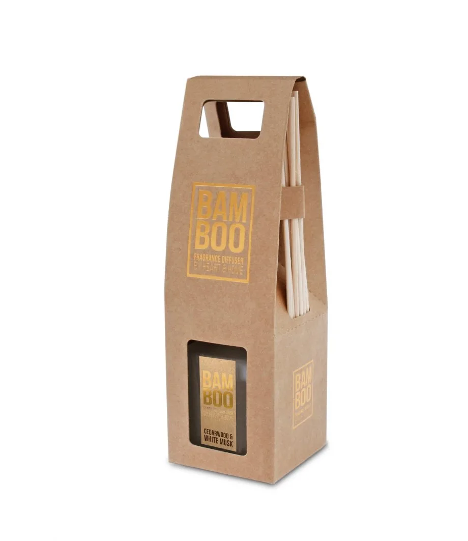 Cedarwood & White Musk - Bamboo Fragrance Diffuser