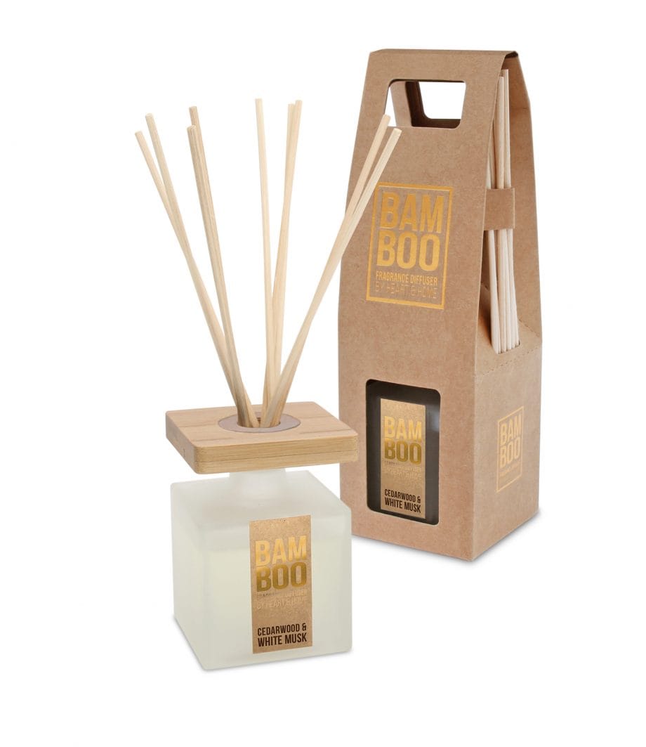 Cedarwood & White Musk - Bamboo Fragrance Diffuser