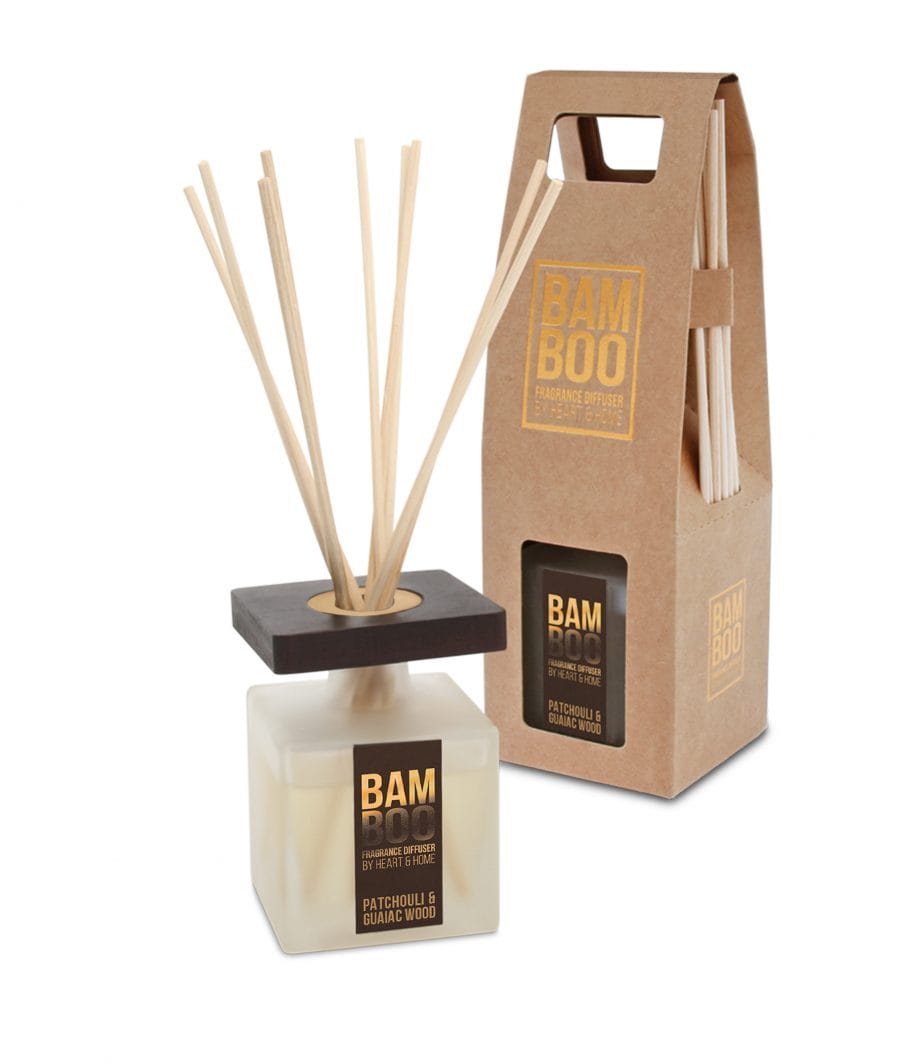 Patchouli & Guaiac Wood - Bamboo Fragrance Diffuser