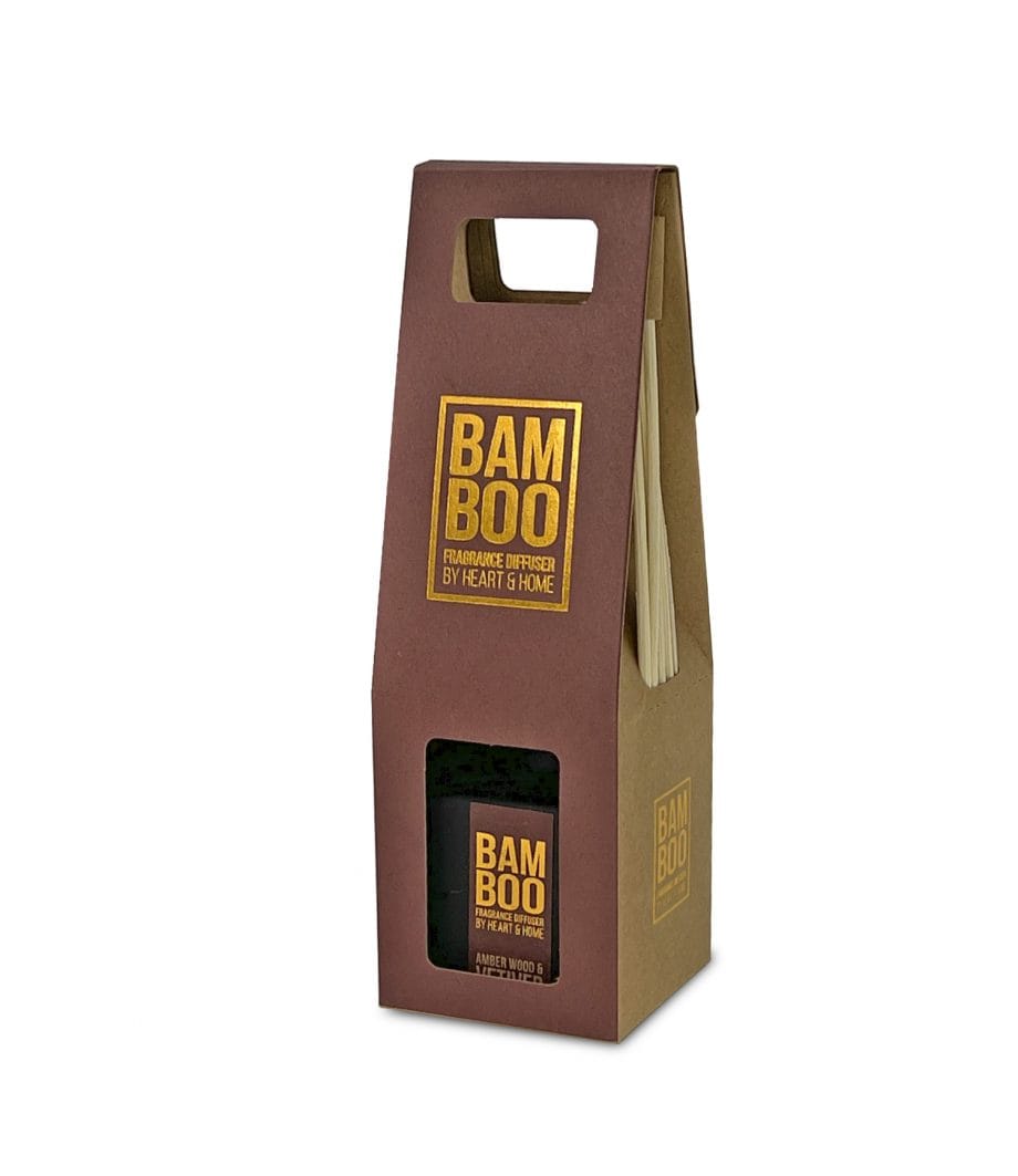Amber Wood & Vetiver - Bamboo Fragrance Diffuser