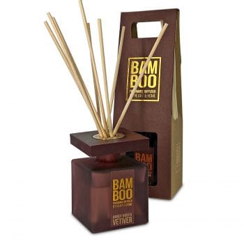 Amber Wood & Vetiver - Bamboo Fragrance Diffuser