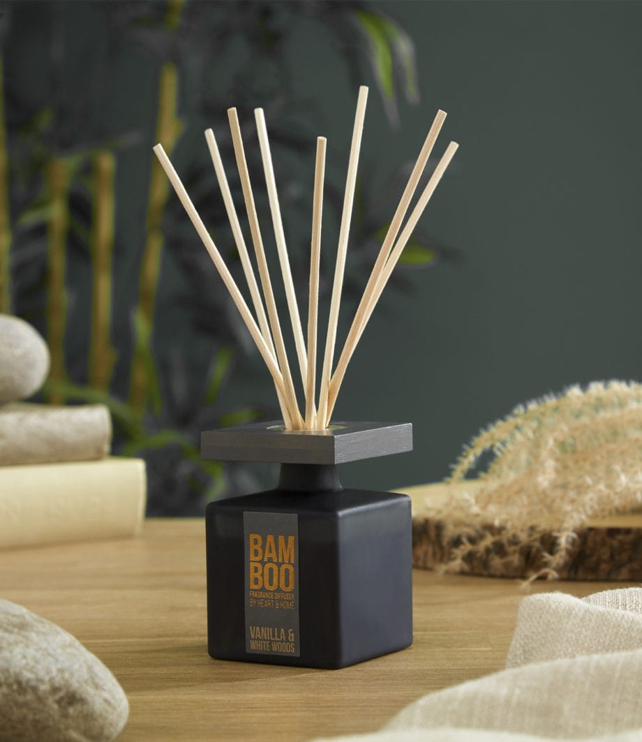 Vanilla & White Woods - Bamboo Fragrance Diffuser
