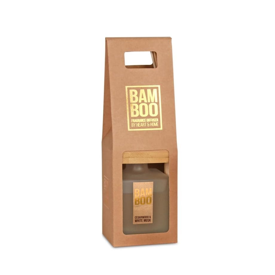 Cedarwood & White Musk - Large Bamboo Fragrance Diffuser