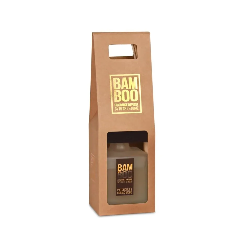 Patchouli & Guaiac Wood - Large Bamboo Fragrance Diffuser