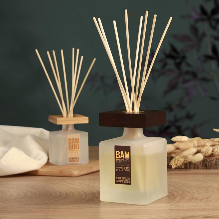 Patchouli & Guaiac Wood - Large Bamboo Fragrance Diffuser