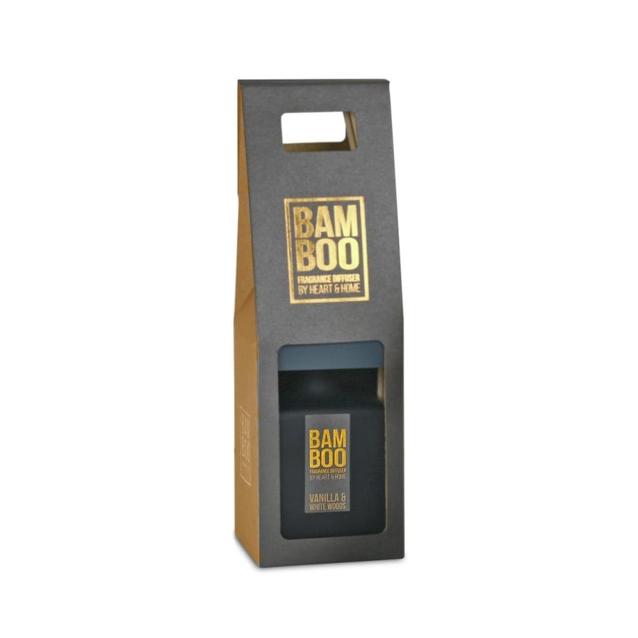 Vanilla & White Woods - Large Bamboo Fragrance Diffuser