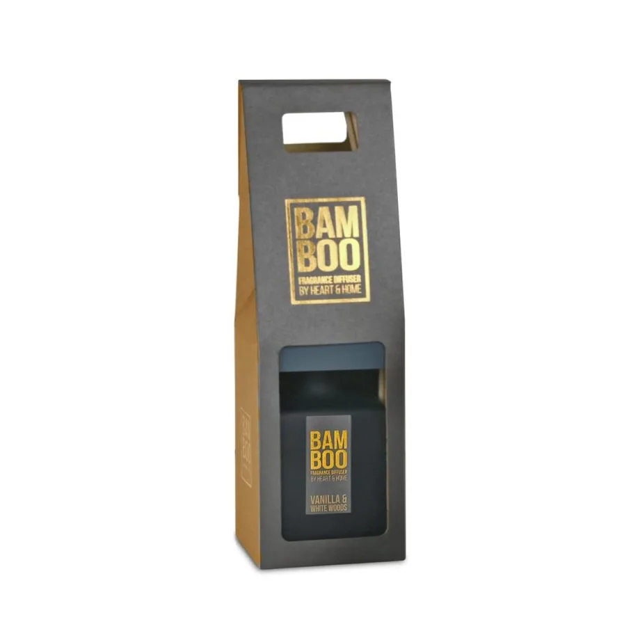 Vanilla & White Woods - Large Bamboo Fragrance Diffuser