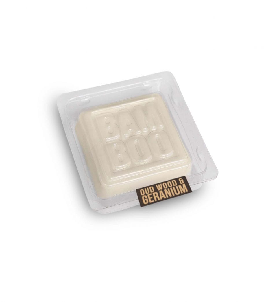 Oud Wood & Geranium - Bamboo Wax Melt