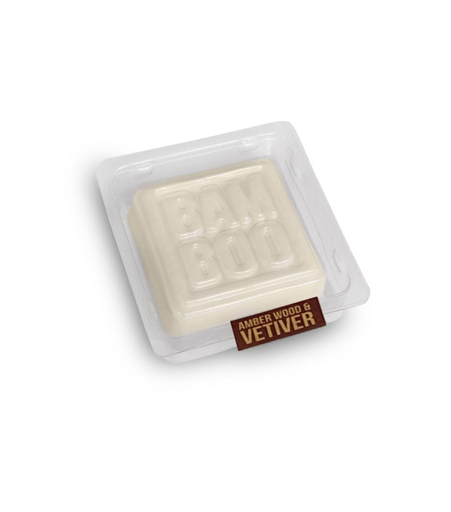 Amber Wood & Vetiver - Bamboo Wax Melt