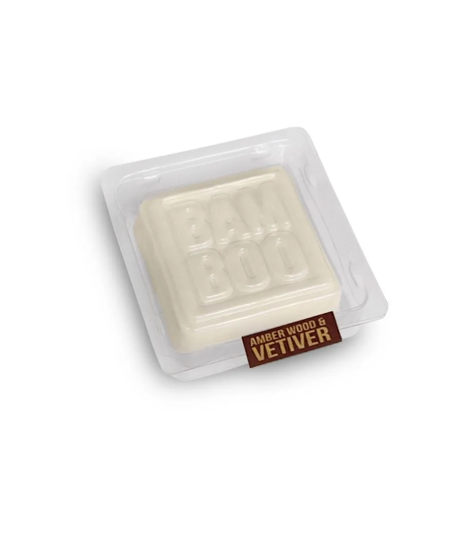 Amber Wood & Vetiver - Bamboo Wax Melt