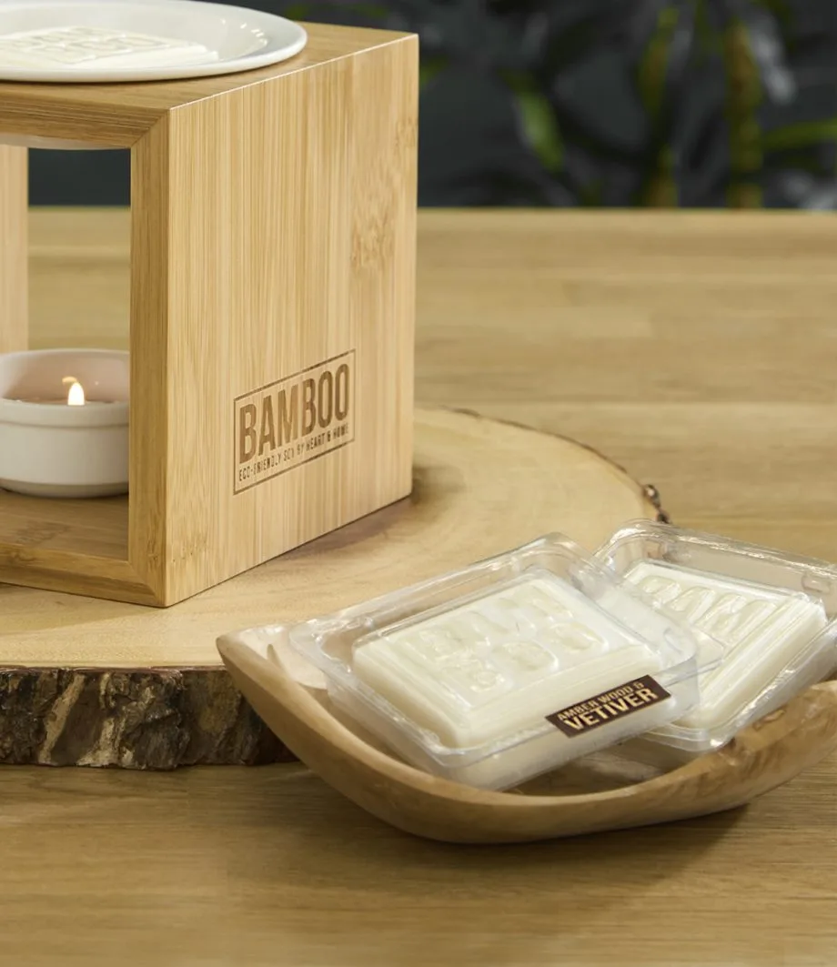 Amber Wood & Vetiver - Bamboo Wax Melt