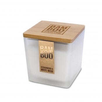 Cedarwood & White Musk - Bamboo Large Jar Candle