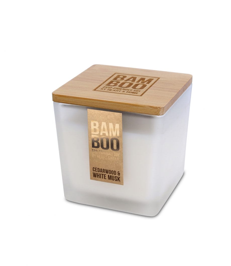 Cedarwood & White Musk - Bamboo Large Jar Candle