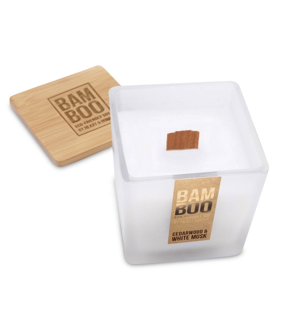 Cedarwood & White Musk - Bamboo Large Jar Candle
