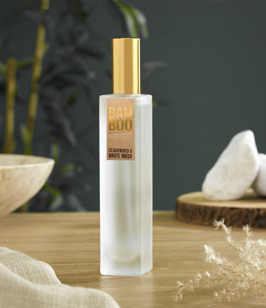 Cedarwood & White Musk - Bamboo Fragrance Spray