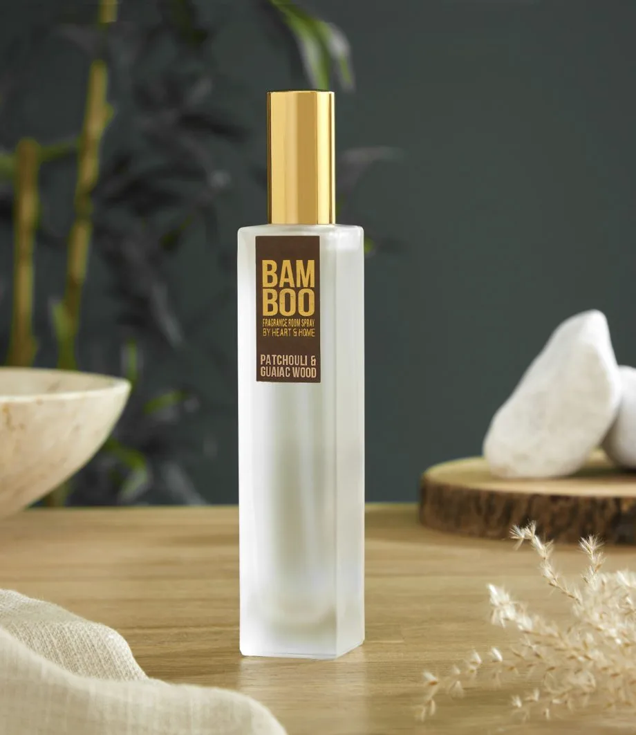 Patchouli & Guaiac Wood - Bamboo Fragrance Spray