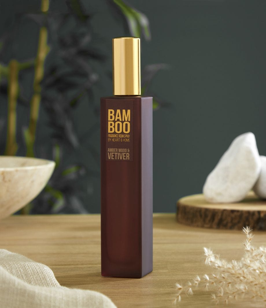 Amber Wood & Vetiver - Bamboo Fragrance Spray