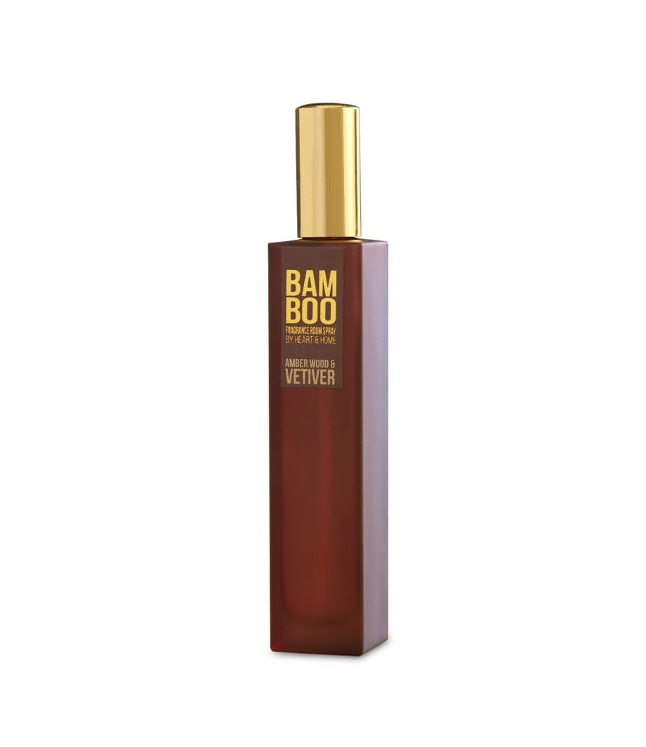 Amber Wood & Vetiver - Bamboo Fragrance Spray