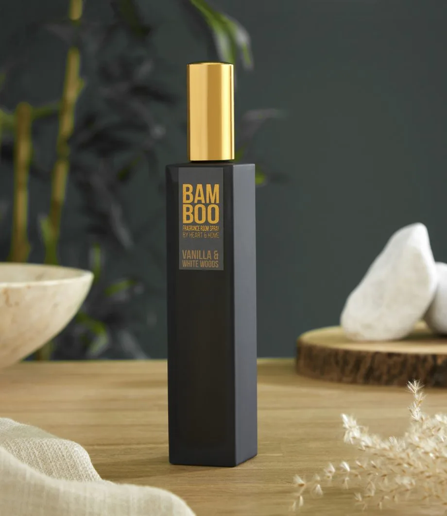 Vanilla & White Woods - Bamboo Fragrance Spray