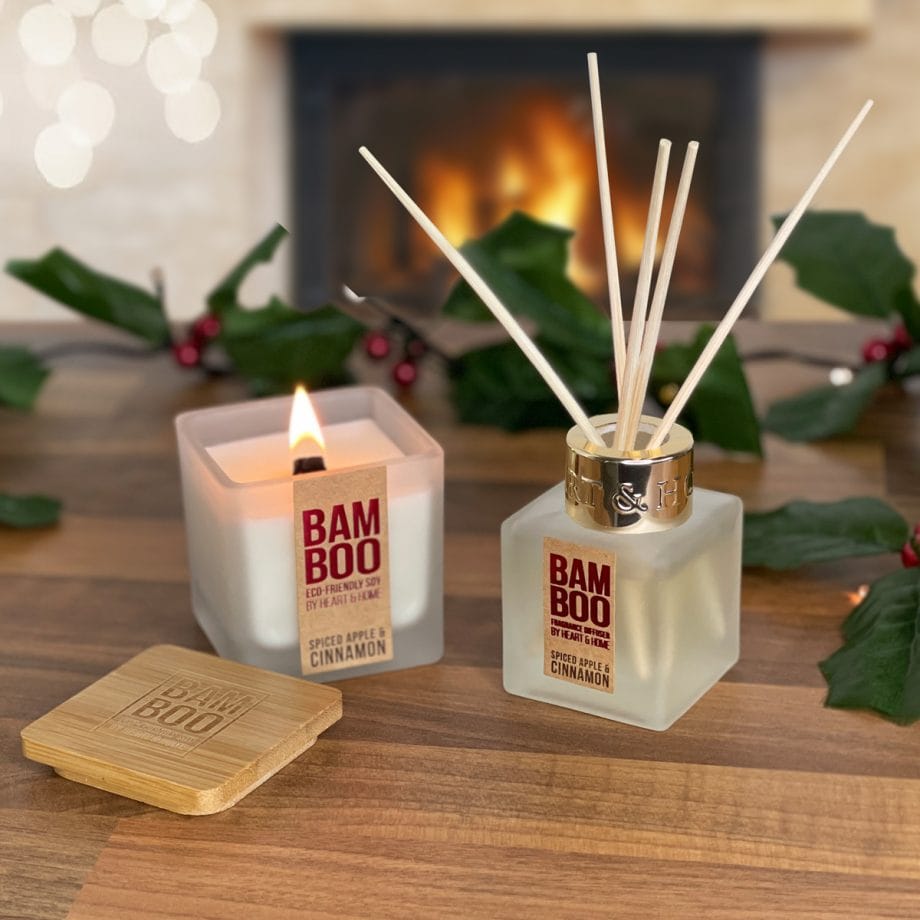 Small Jar & Mini Diffuser - Bamboo Gift Set