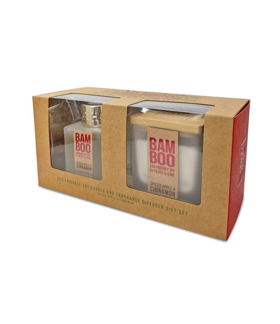 Small Jar & Mini Diffuser - Bamboo Gift Set