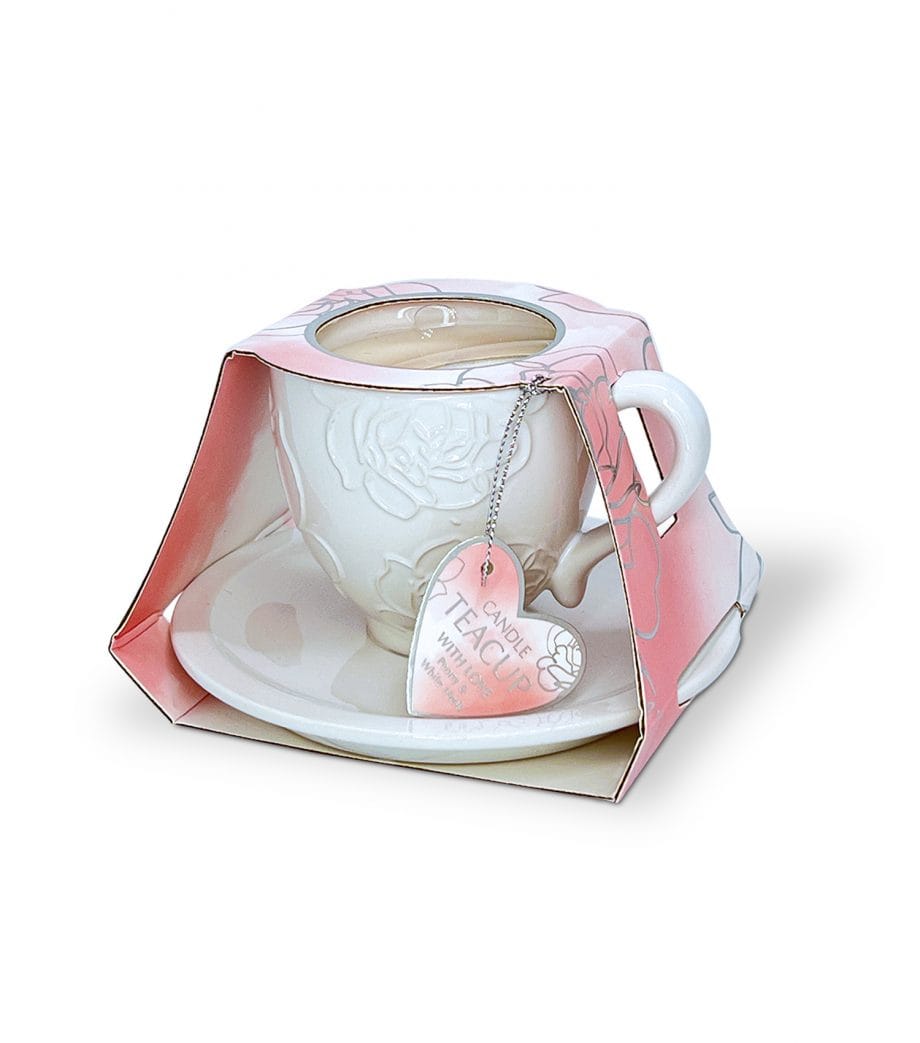Tea Cup Candle - Gift Set