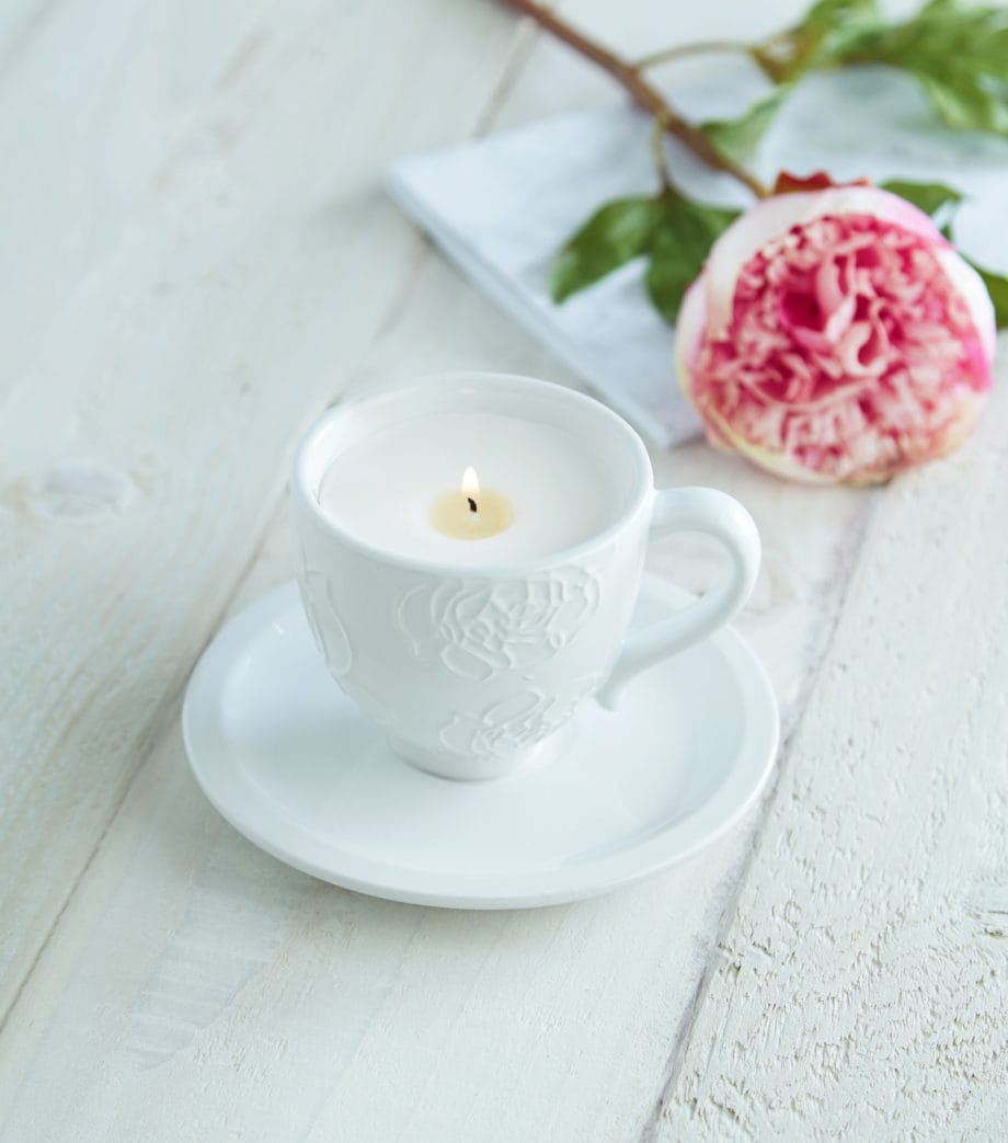 Tea Cup Candle - Gift Set