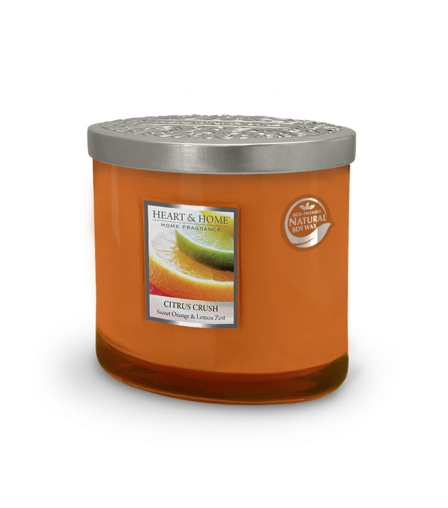 Citrus Crush - 2 Wick Ellipse Candle