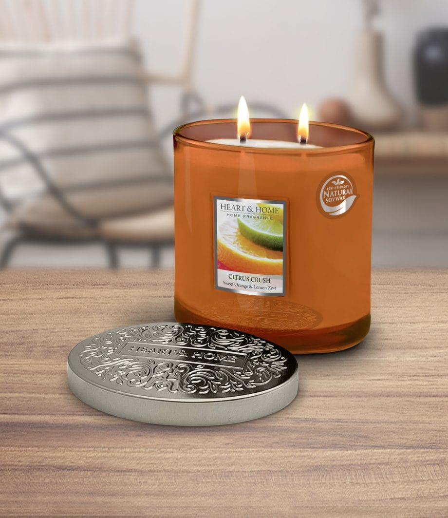 Citrus Crush - 2 Wick Ellipse Candle