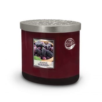 Simply Mulberry - 2 Wick Ellipse Candle