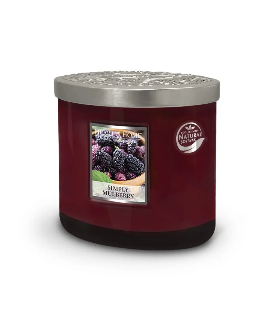 Simply Mulberry - 2 Wick Ellipse Candle