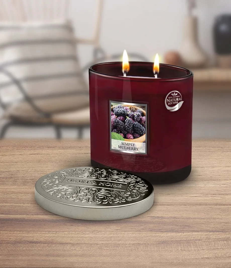 Simply Mulberry - 2 Wick Ellipse Candle