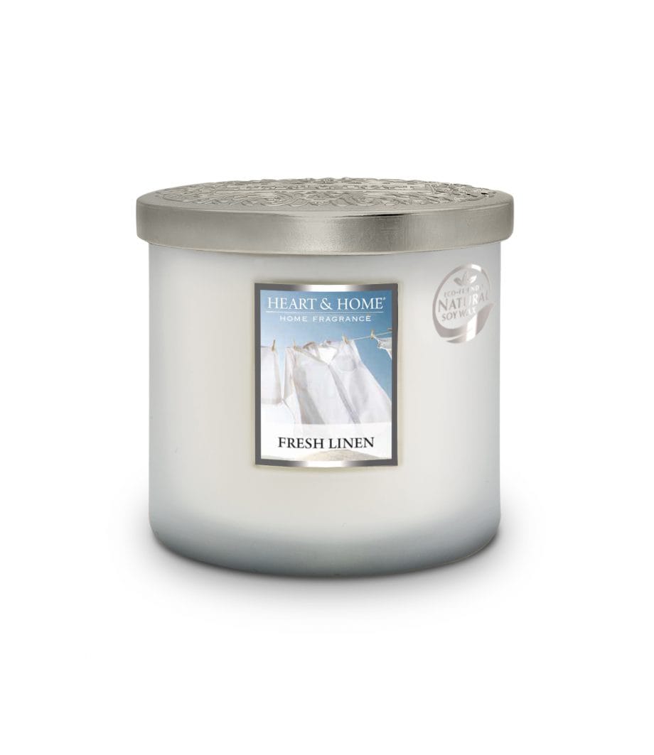 Fresh Linen - 2 Wick Ellipse Candle