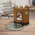 Sandalwood & Vanilla 2 Wick Ellipse Candle