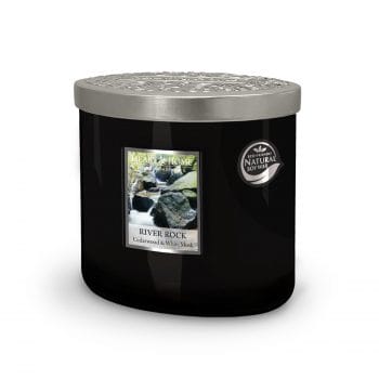 River Rock - 2 Wick Ellipse Candle