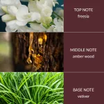 Amber Wood & Vetiver - Large Bamboo Fragrance Diffuser