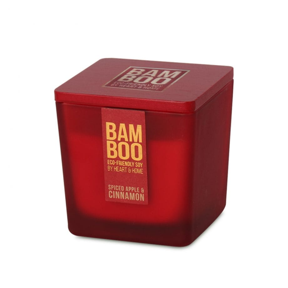 Spiced Apple & Cinnamon - Bamboo Large Jar Candle